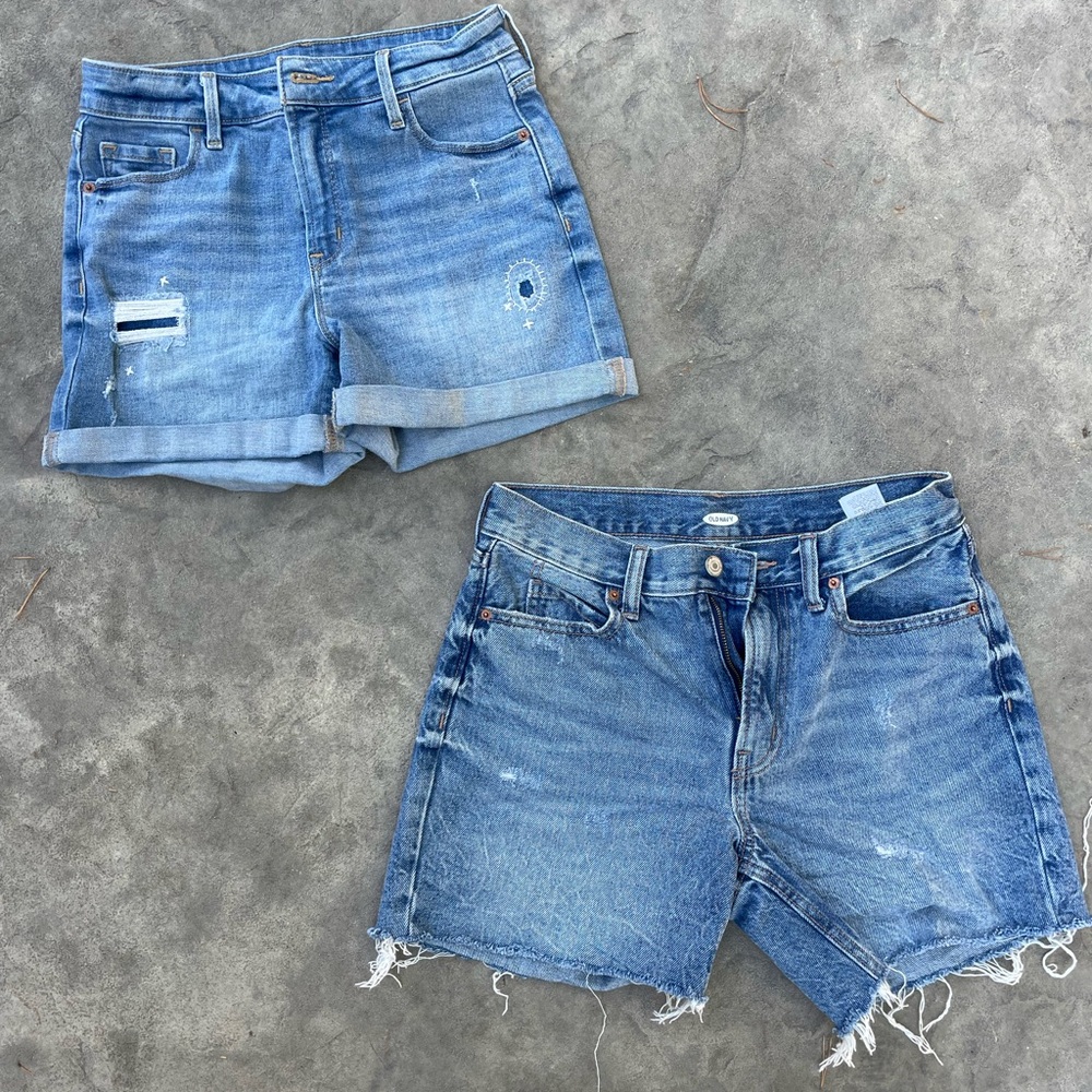 Old navy jean denim shorts